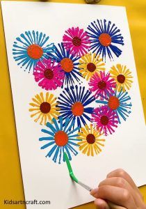 Beautiful Flower Painting Art For Kids To Make With Parents - Kids Art ...