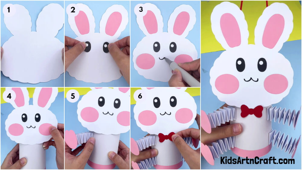 Beautiful Paper Cup Bunny Craft For Kids