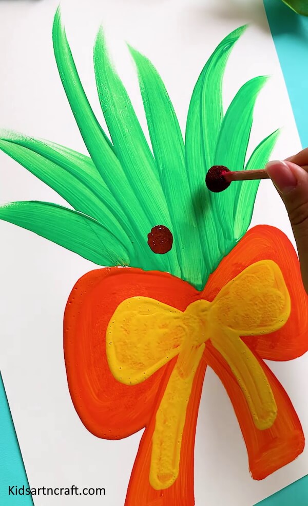 A Cute Creativity Idea To Make Flower Bouquet Painting Art For KidsColorful Flower Bouquet Painting Art 