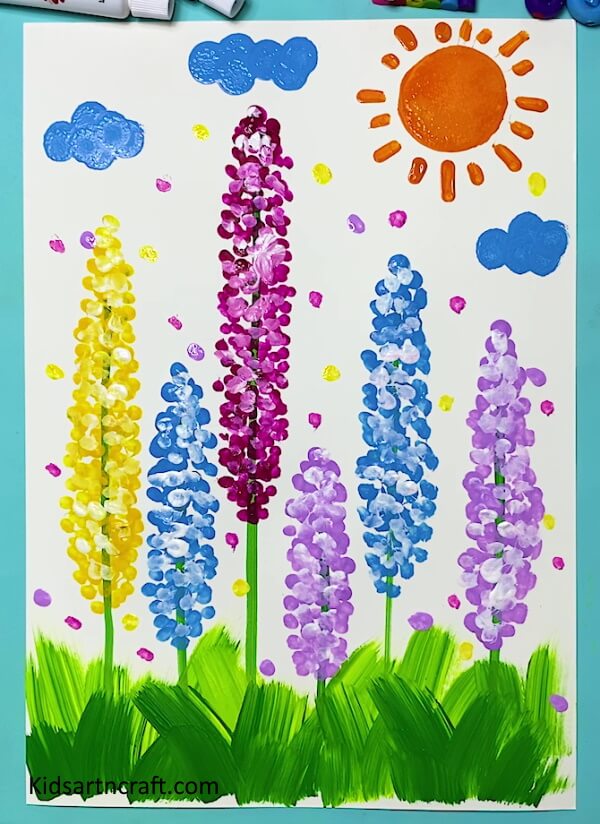 Step-by-Step Colorful Painting Trees Tutorial Idea For Kids