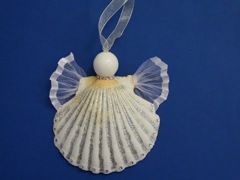 Cool Seashell Angel Ornament Craft DIY For Kids