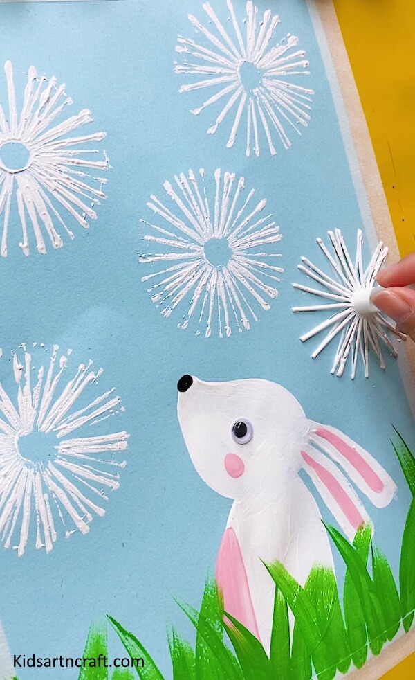 DIY & Fun To Make Amazing Bunny & Flower Painting Art Idea For KidsCute Bunny & Flower Painting Art