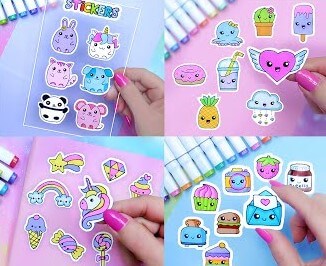 Cute DIY Sticker Ideas for Kids