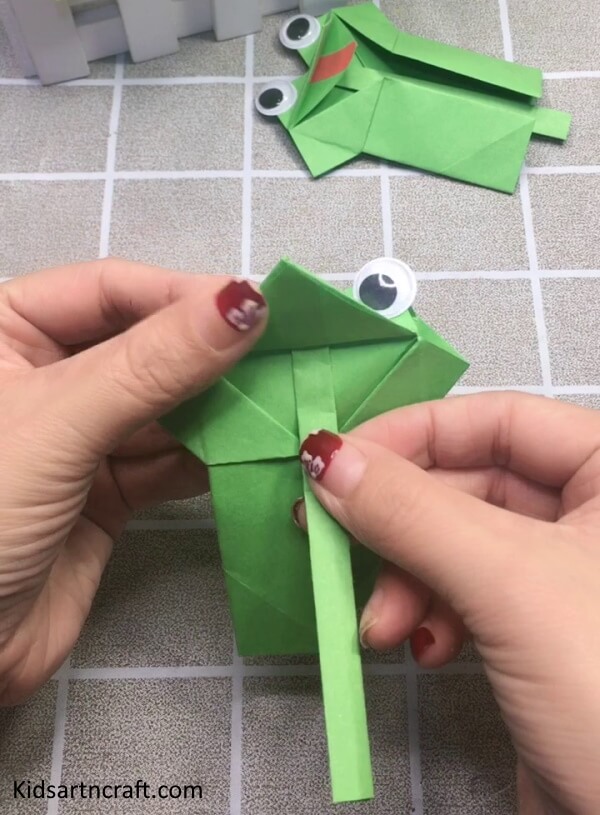 A Perfect Idea To Make Paper Frog Craft At Home