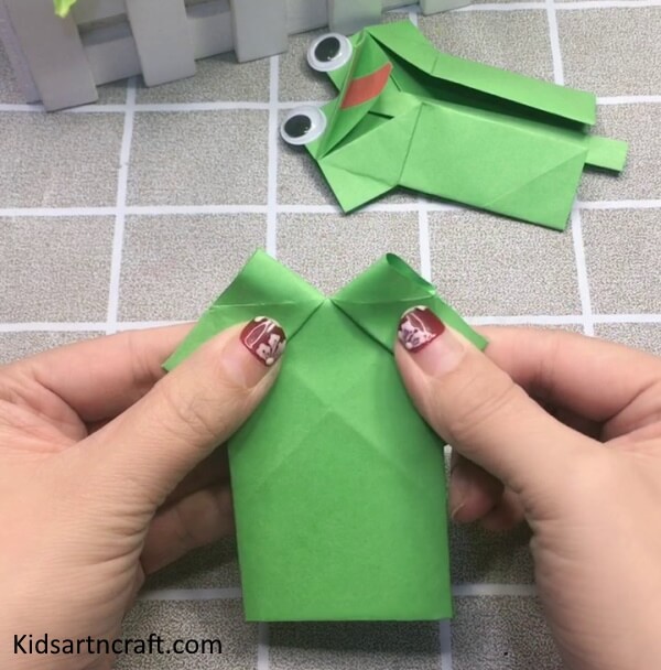 Learn How To Make Origami Paper Frog Craft Idea For Kids