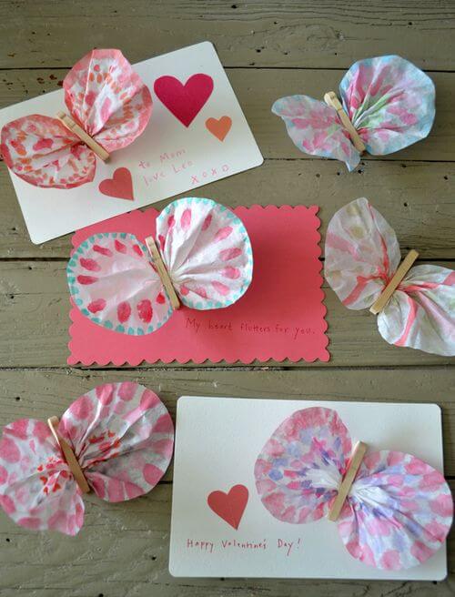 DIY Butterfly Craft For Valentine's Day Gift