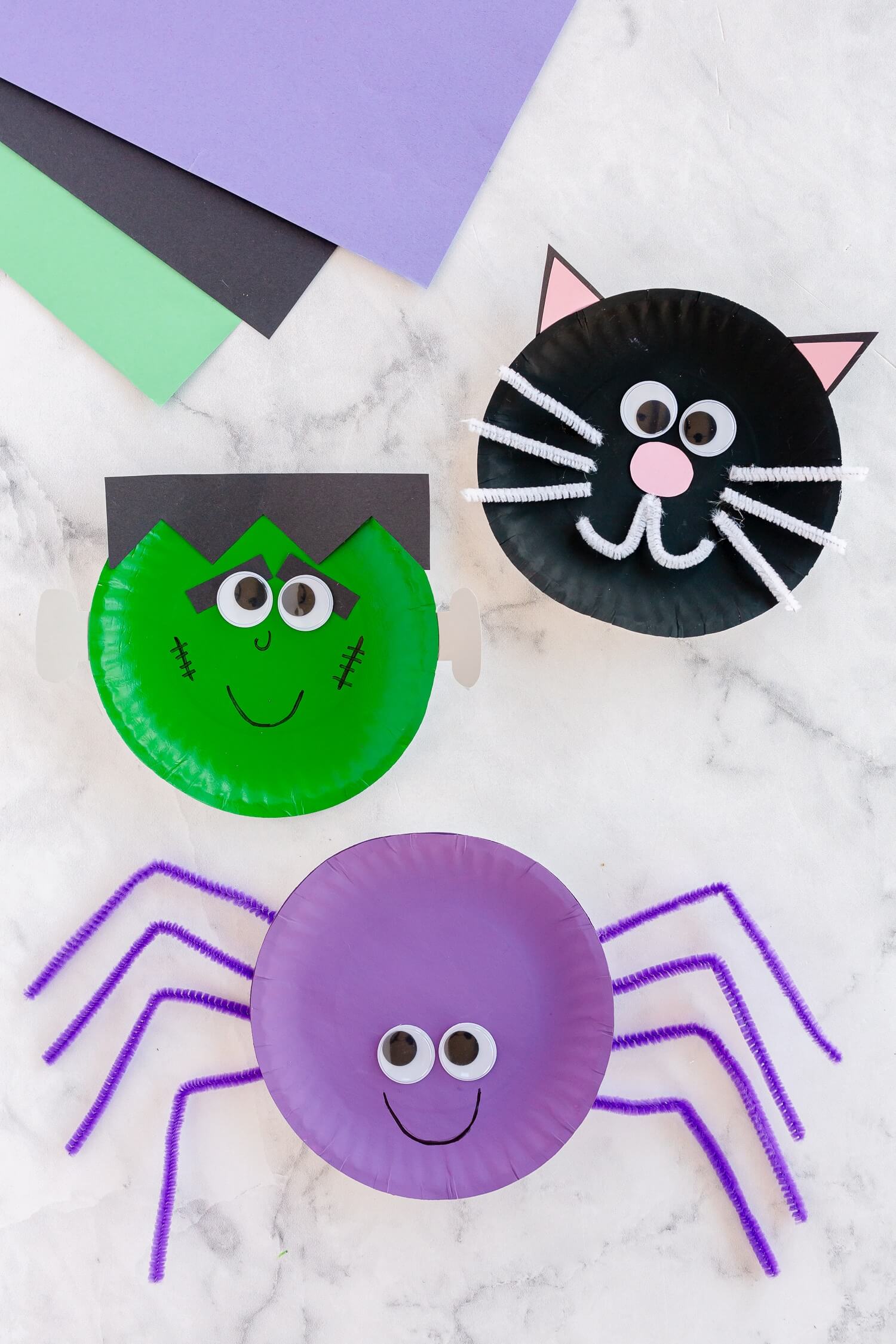 DIY Cute Spider Halloween Craft For Toddlers