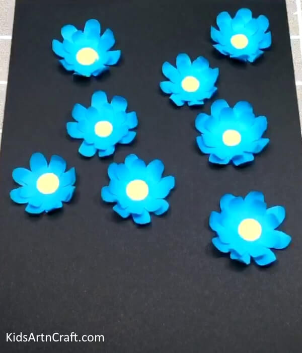 Handmade Creative Paper Flower Craft Idea For Kids 