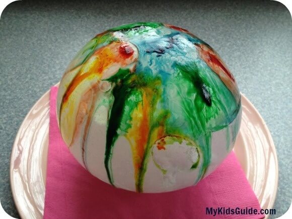 Easy Ball Painting Ideas DIY Unique Iceball Painting Craft For Preschoolers