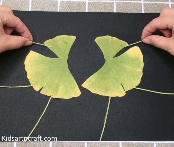 Handmade To Make Perfect Leaf Dancing Girls Craft Idea For Kids Using On Paper Dancing Girls Leaf Art For Kids - Step by Step Tutorial