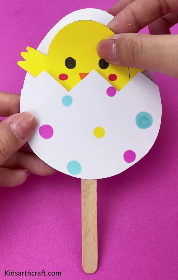 Fun & Easy To Make Easter Egg Decoration Chick Craft For Kids