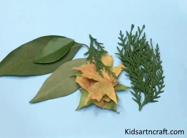 Simple Handmade To Make Leaf Craft Idea For Kindergarteners Using Leaves