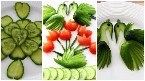 Easy Salad Decoration Idea For Salad Competition