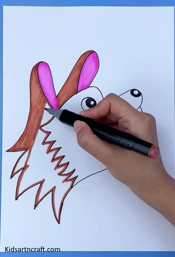 Super & Easy Process To Make Handprint Dog Painting Craft For Children