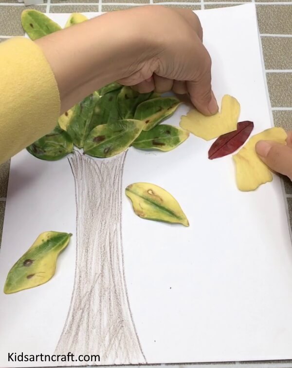 Learn How To Make Lovely Tree & Butterfly Art Idea For Kids