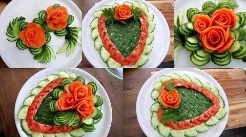 Fantastic Salad Decoration Design Idea For Hotel