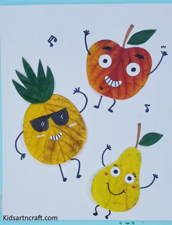Simple & Cute Creativity Idea To Make Fruit Craft For Kids