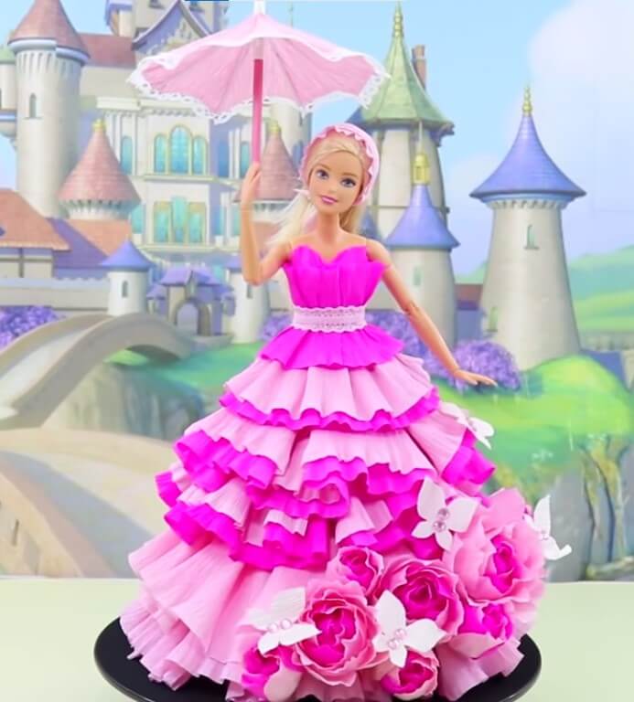 Fun-To-Make Barbie Doll Things At Home From PaperBarbie Paper Craft Ideas