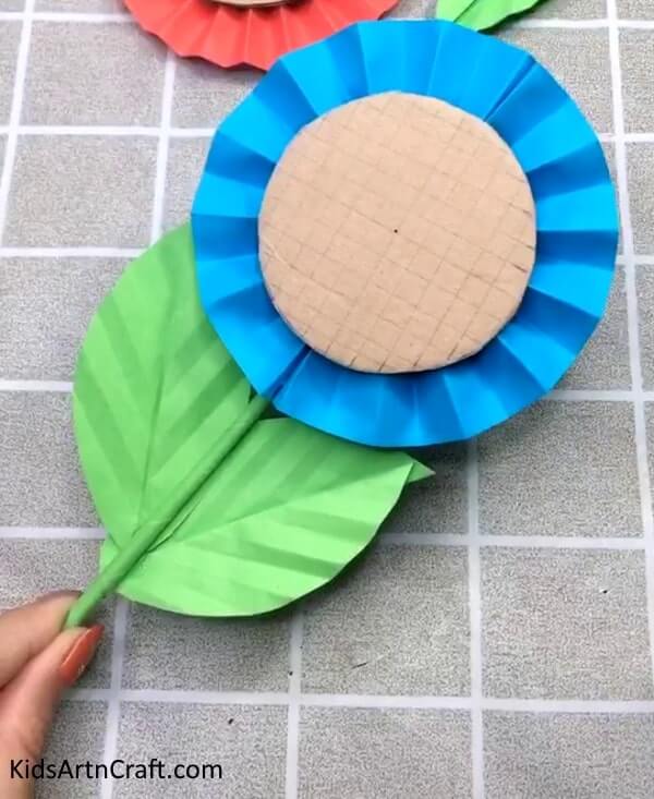 3D Paper Sunflower Craft Idea For Kids