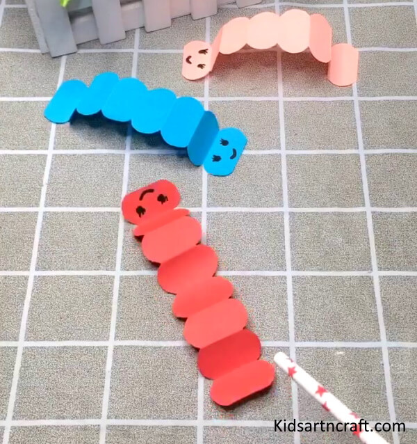 Amazing Paper Activity To Make Caterpillar Craft Idea For Kids