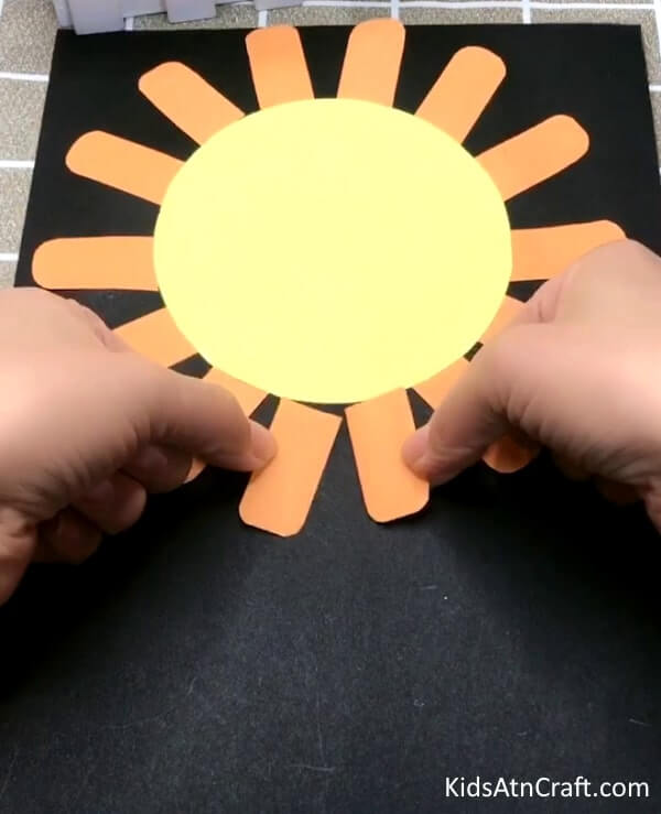 Simple Art Idea To Make Sunflower Paper Clock Craft Idea For Kids How To Make Sunflower Clock Craft Using Paper