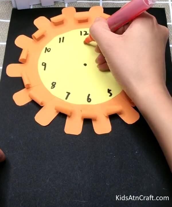 Creative Activity To Make Paper Sunflower Craft Idea At Home How To Make Sunflower Clock Craft Using Paper