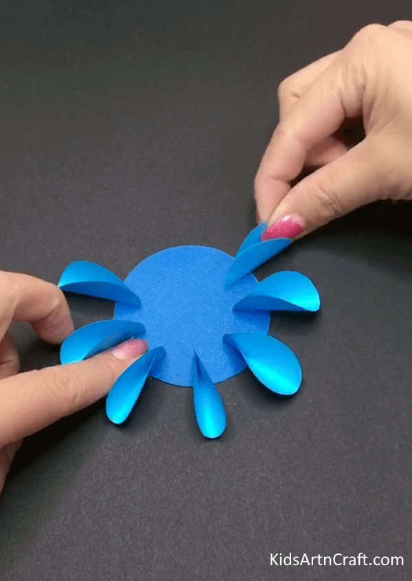 Step By Step To Make Cute Paper Flower Craft Idea For Kids