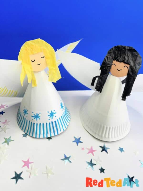  Lovely Paper Plate Angel Crafts For KidsAdorable Paper Plate Angel Crafts