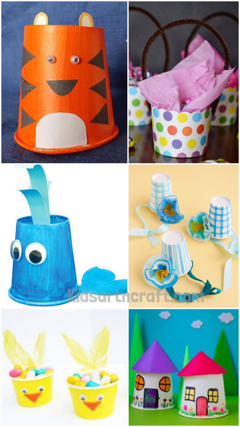 Paper Cup Miniature Crafts for Kids - Kids Art & Craft