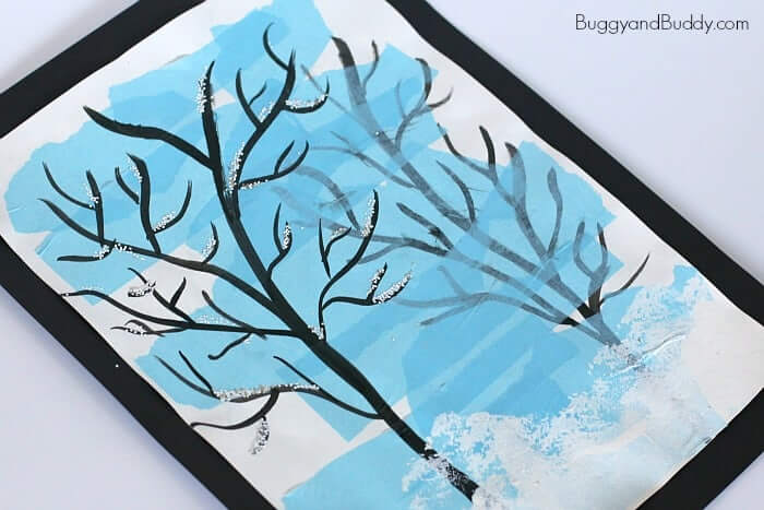 Quick & Creative Winter Tree Painting Ideas For Kids