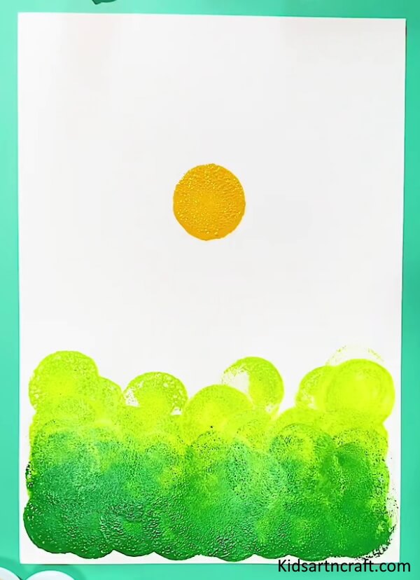 Creative Way To Make Rainbow Sunflower Painting Art Idea For Preschoolers Rainbow Sunflower Painting Art For Kids