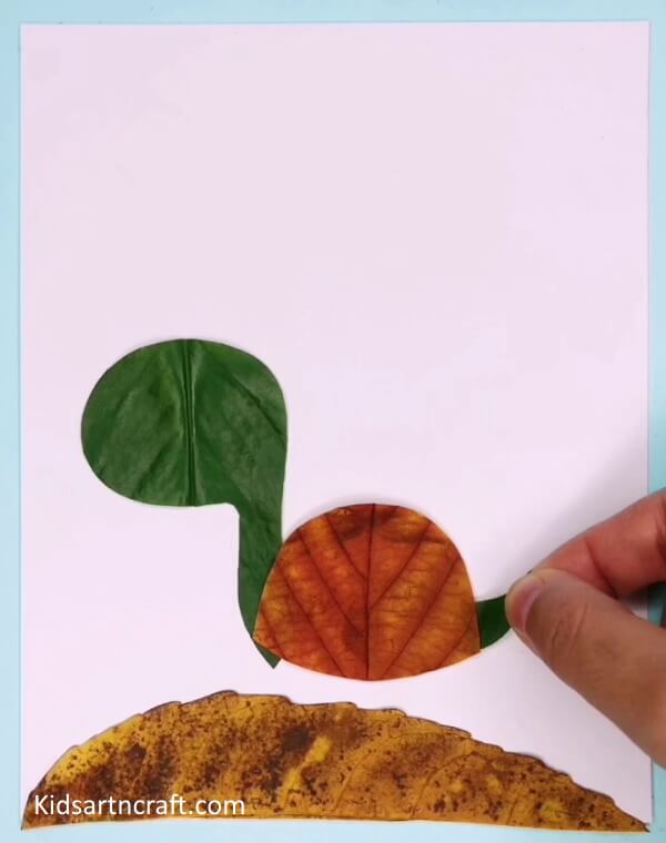 How To Make Turtle Using Leaves - Recycled Turtle Craft With Sun