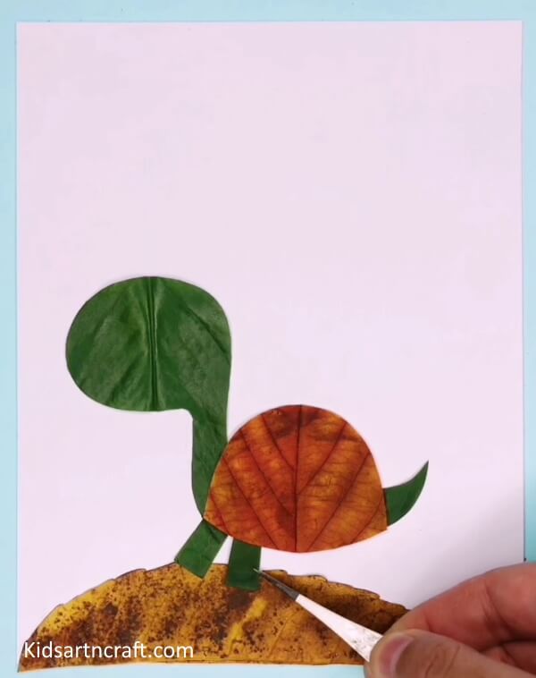 Recycled Turtle Animal Craft Tutorial With Leaves
