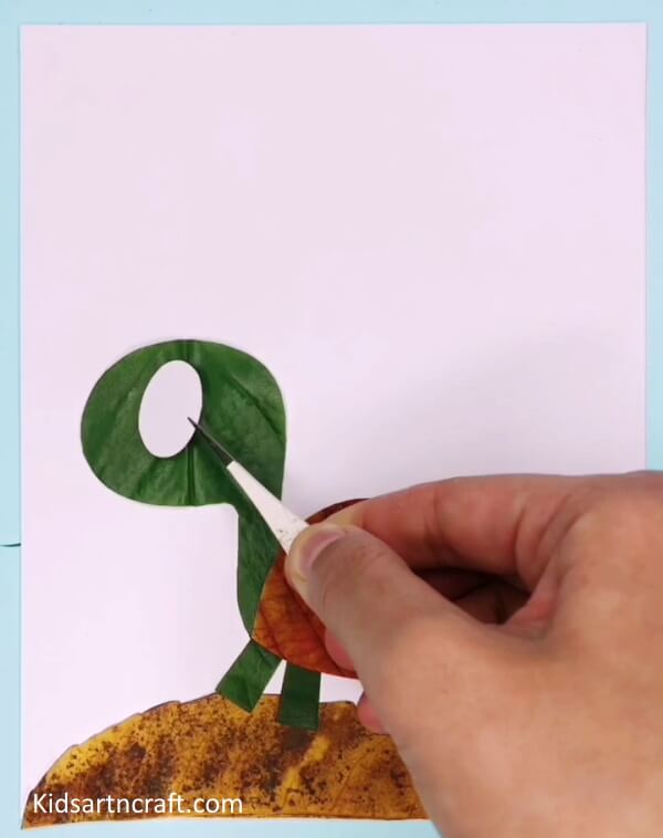 Easy Turtle Craft With Paper & Waste Leaves - Recycled Turtle Craft With Sun