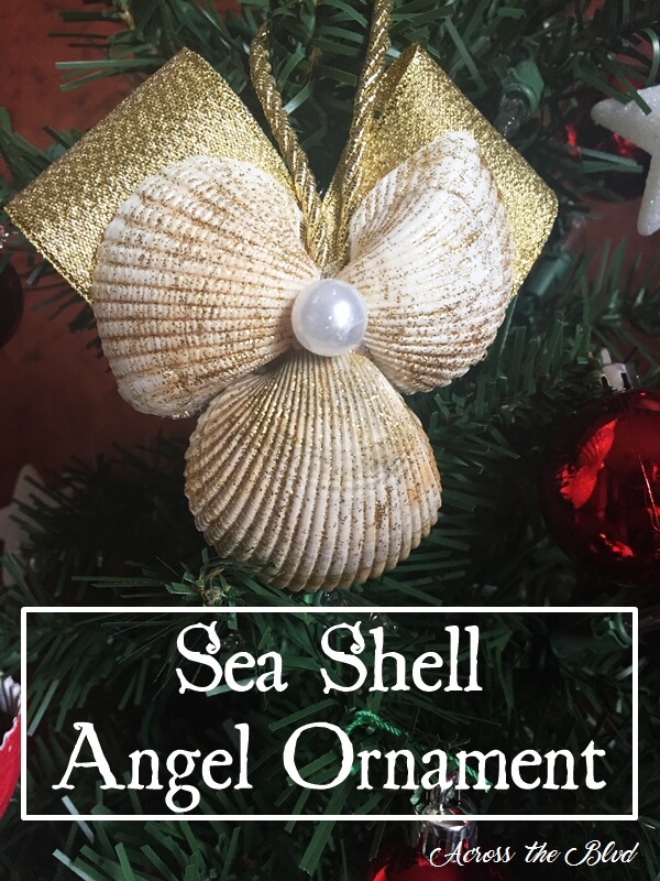 Seashell & Pearl Bead Angel Ornament Craft DIY For Kids