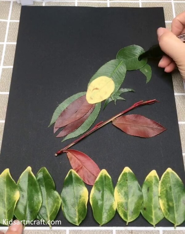 Amazing Idea Of Leaves To Make Adorable Bird Craft For Kids Simple Recycled Bird Art With Leaves - Step by Step Tutorial