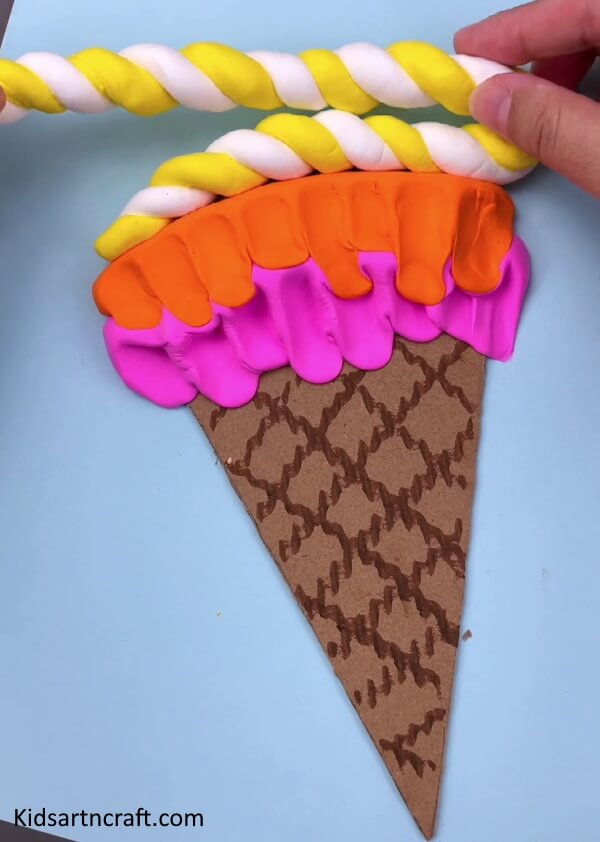 Amazing Creativity Of Clay To Make Ice-Cream Craft Idea For Children