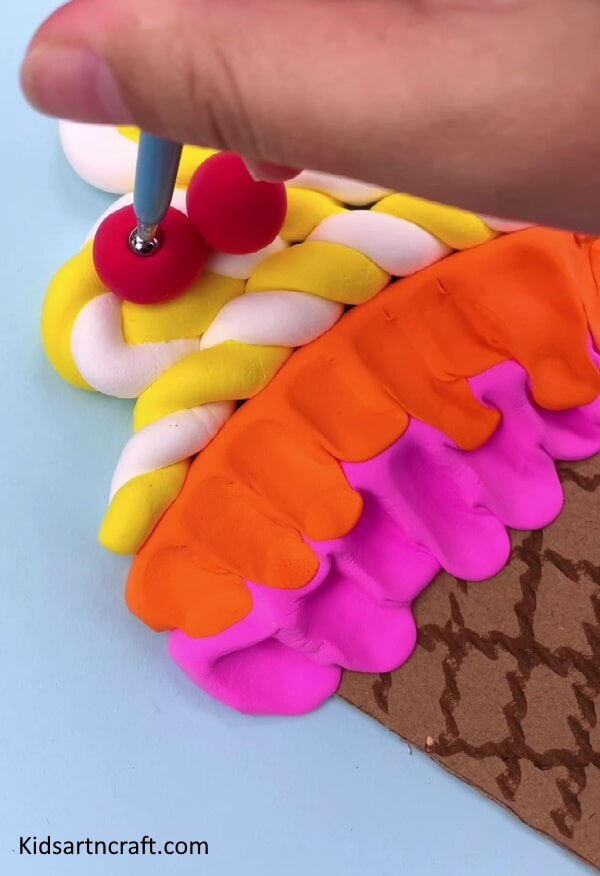 Cool Artwork Of Making Decorative Ice-Cream Craft Idea For Kids