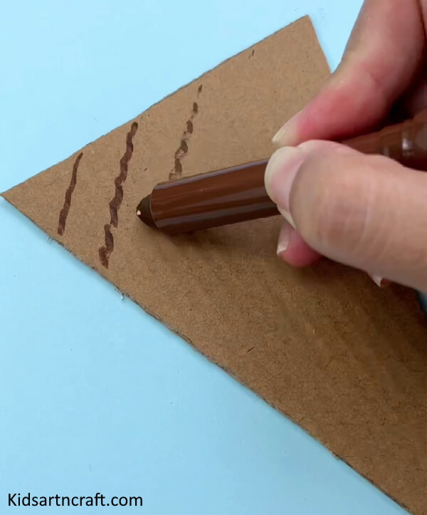 Easy To Draw With Crayon To Make Ice-Cream Craft Idea For Kids