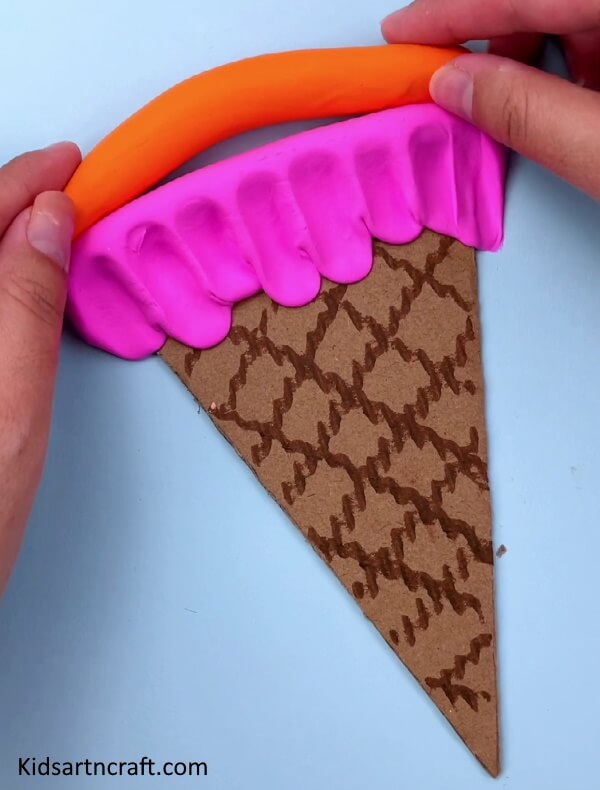 Creative Activities To Make Cute Ice- Cream Craft Idea For Kids Simple & Tasty Ice-Cream Craft Using Clay