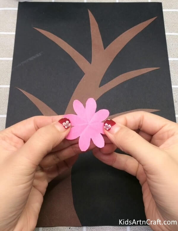 Creative Ideas To Make Cute Paper Flower Tree Craft Idea For Kids