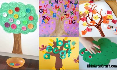 Alphabet Tree Craft Projects for Kindergarten