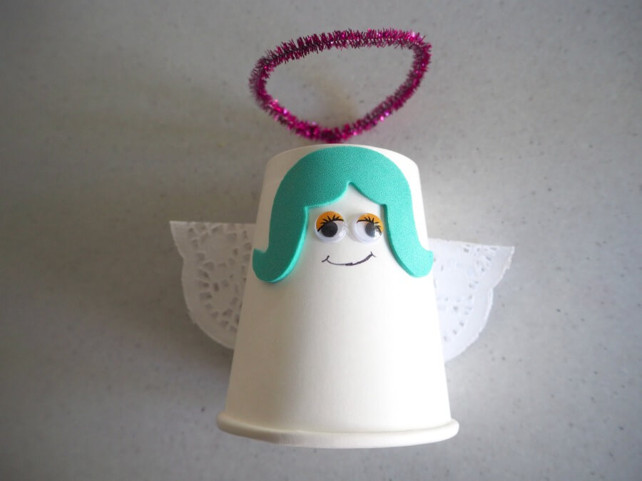 Amazing & Easy Paper Cup Angel Craft DIY For Kids & ToddlersEasy Paper Cup Angel Crafts