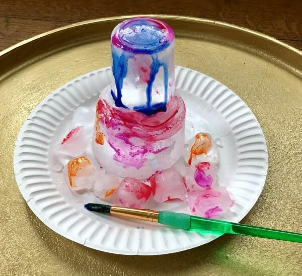 Amazing Art Project Idea: Ice Painting For Kids