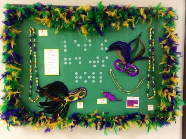 Amazing Bulletin Board Accessible & Interactive Craft Idea For Blind Craft Activities for Visually Impaired Kids