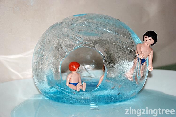 Amazing Ice Cave Of Small World Play For Kids Ice Cube Art &amp; Craft Ideas - DIY Activities for Kids