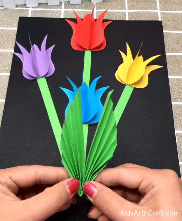Fun To Make Flower Craft using Colored paper