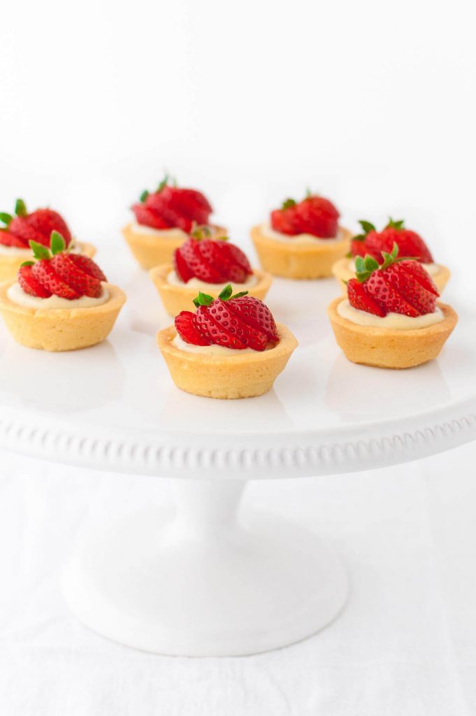 Amazing Strawberry Tartlets Recipe With Custard & Vanilla Pastry Cream