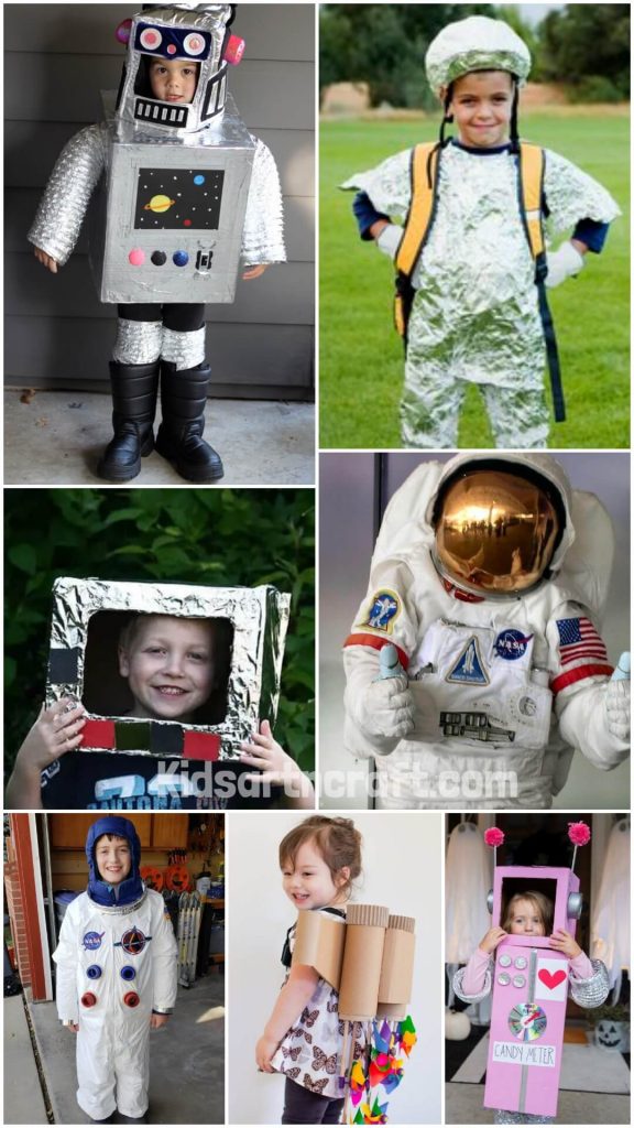 Astronaut Costume DIY Ideas for Kids - Kids Art & Craft
