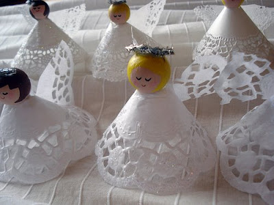 Awesome Doily Paper Angel Crafts For Sunday School Angel Crafts For Sunday School